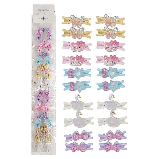 10PCS Hello Kitty Hair Clips 06
