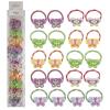 10PCS Colorful Butterfly Hair Ties 13