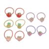 10PCS Colorful Fruit Hair Ties 20