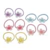 10PCS Colorful Flower Hair Ties 25