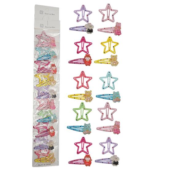 10PCS Starry Crystal BB Hairpin