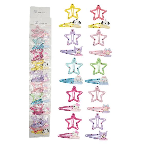 10PCS Starry Sanrio BB Hairpin