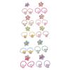 10PCS Sanrio Series Printed Clip Hair Ties Mixed