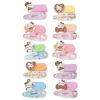 10PCS HelloKitty Heart Egg Clip Printed BB Clip Mixed