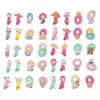10PCS Sanrio Series Small Fuzzy Loop Clip Mixed