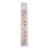 10PCS Plated Telephone Wire Jelly Bean Hair Ties