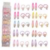 10PCS Large Labubu Small Hair Ties BB Clip Mixed