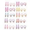 10PCS Large Labubu Small Hair Ties BB Clip Mixed