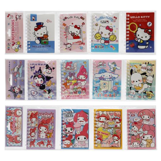 12PCS Sanrio notebook set