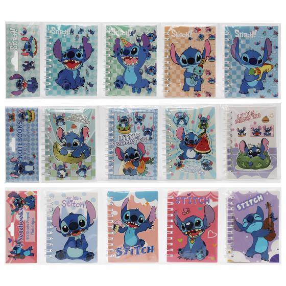 12PCS Stitch notebook set