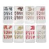 12PCS Paper Box Cat Eye Nail Tips 2