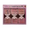 12PCS Acrylic Box Nail Tips with Rhinestones 3