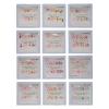 12PCS Photo Frame Nail Tips with Rhinestones 3