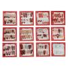 12PCS Photo Frame Nail Tips with Rhinestones 4
