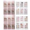 12PCS Nail Tips with Rhinestones 12