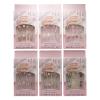 12PCS Nail Tips with Rhinestones 12