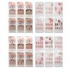 12PCS Nail Tips with Rhinestones 16