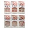 12PCS Nail Tips with Rhinestones 16