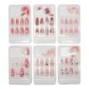 12PCS Nail Tips with Rhinestones 16
