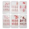 12PCS Nail Tips with Rhinestones 16