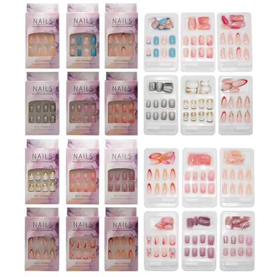 12PCS Press-on nails Set 2