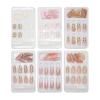 6PCS Bling-bling Press-on nails Set 5
