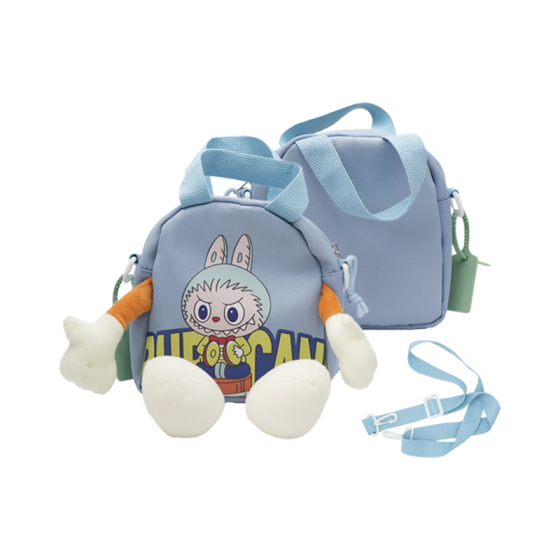 Labubu Mini Backpack-Light blue