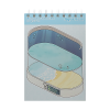 1PCS XAG Mini World Scenic Book Stitch