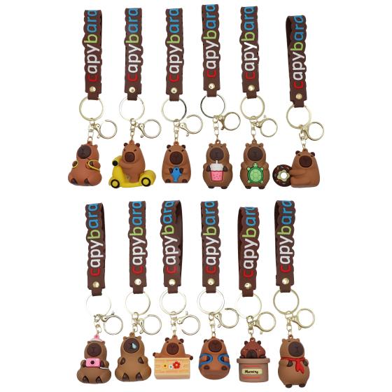 12PCS Kappibala Series Keychains 06