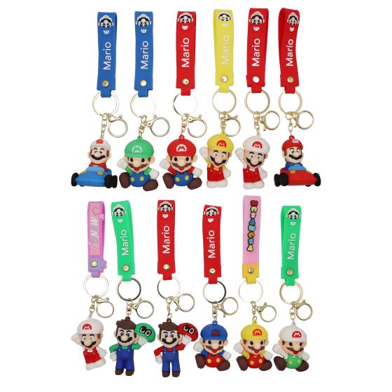 12PCS Mario Keychain 08