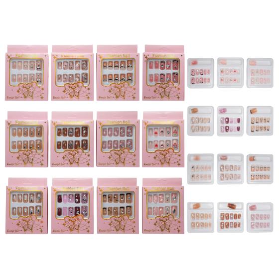 12PCS 带钻甲片007