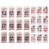 12PCS Rhinestone Nail Tips 009