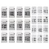 12PCS Rhinestone Nail Tips 021