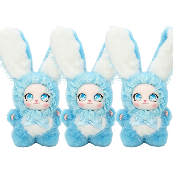 3PCS Lulu Rabbit Plush Pendant Pack No.13