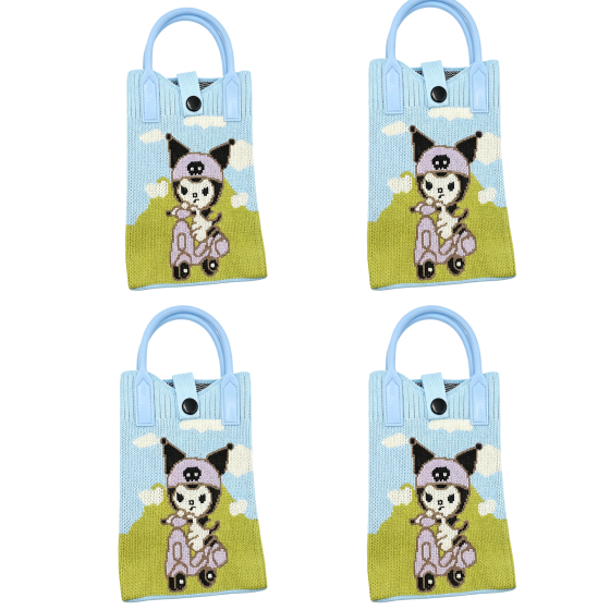 4PCS Kuromi Phone Pouch Set Style 07