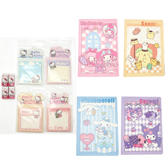 12PCS Sanrio Stationery Combo Set Style 013