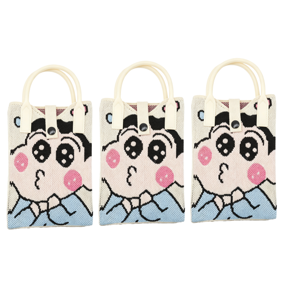 3PCS Crayon Shin-chan Phone Pouch Set02