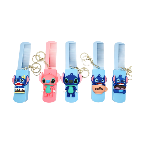 5PCS Stitch Mirror & Comb All-in-One Set