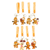 8PCS Garfield Keychain 38