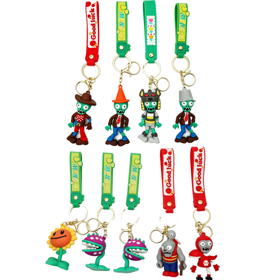 9PCS Plants vs. Zombies Keychain 35