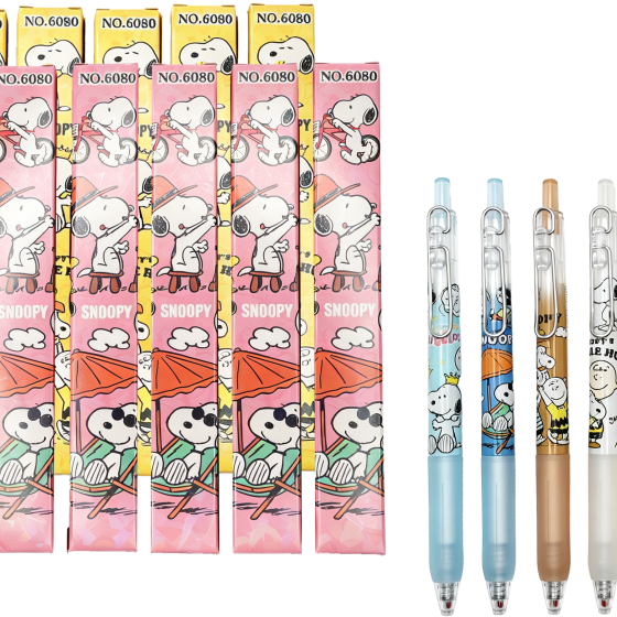 12PCS 6080 Snoopy Blind Box Pens