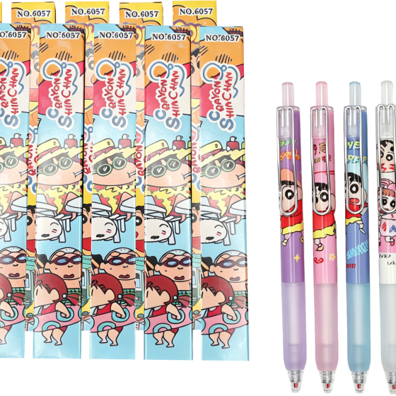 12PCS 6057 Crayon Shin-chan Blind Box Pens