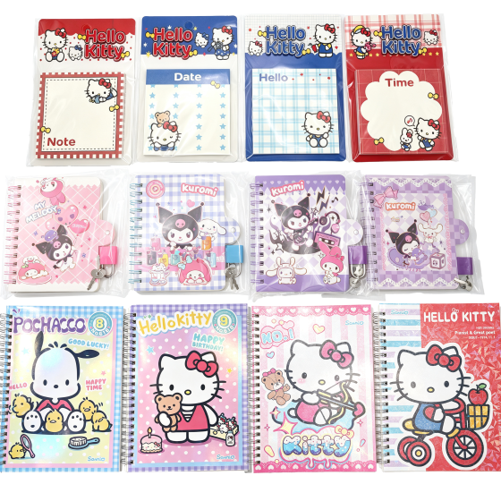 12PCS Sanrio Stationery Set03
