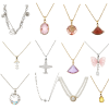 12PCS Gemstone Necklace Set 43