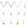 12PCS Gemstone Necklace Set 45