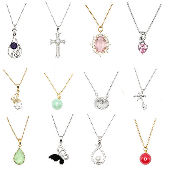 12PCS Gemstone Necklace Set 20