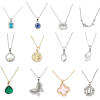 12PCS 宝石项链组合14