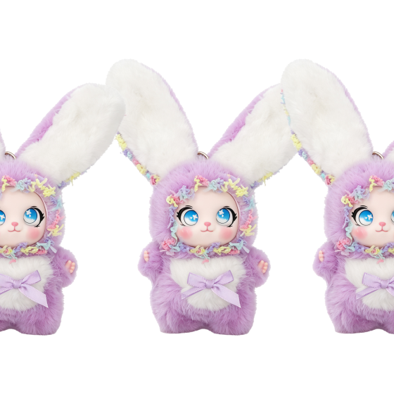 3Pcs Lulu Rabbit Plush Pendant Pack No.05