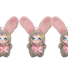 3Pcs Lulu Rabbit Plush Pendant Pack No.06