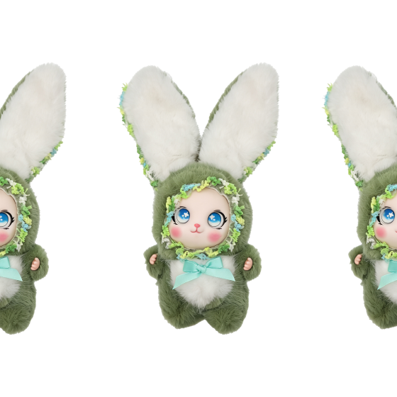 3Pcs Lulu Rabbit Plush Pendant Pack No.09
